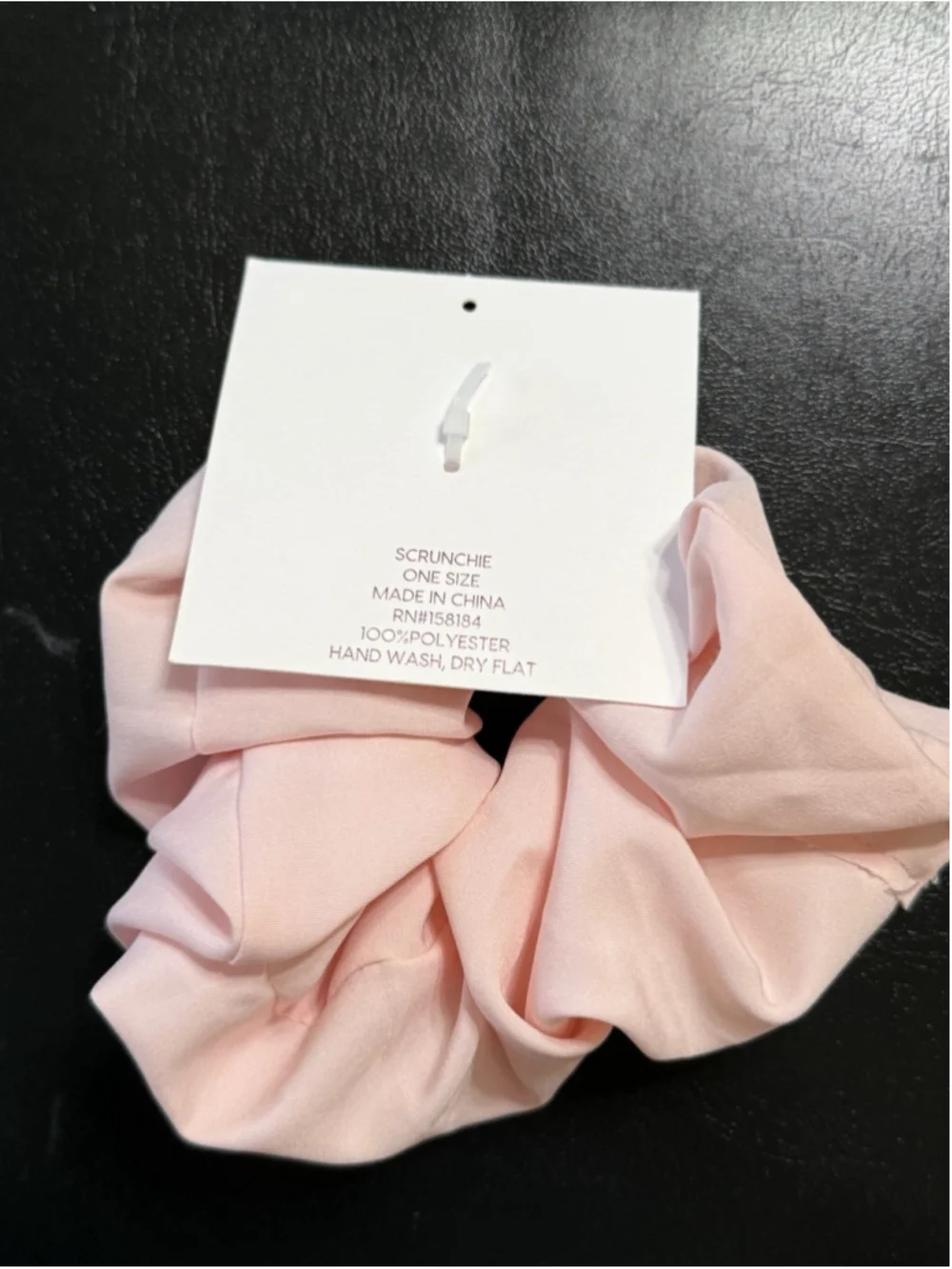 Always You Pink Large Scrunchie Hair Tie New
